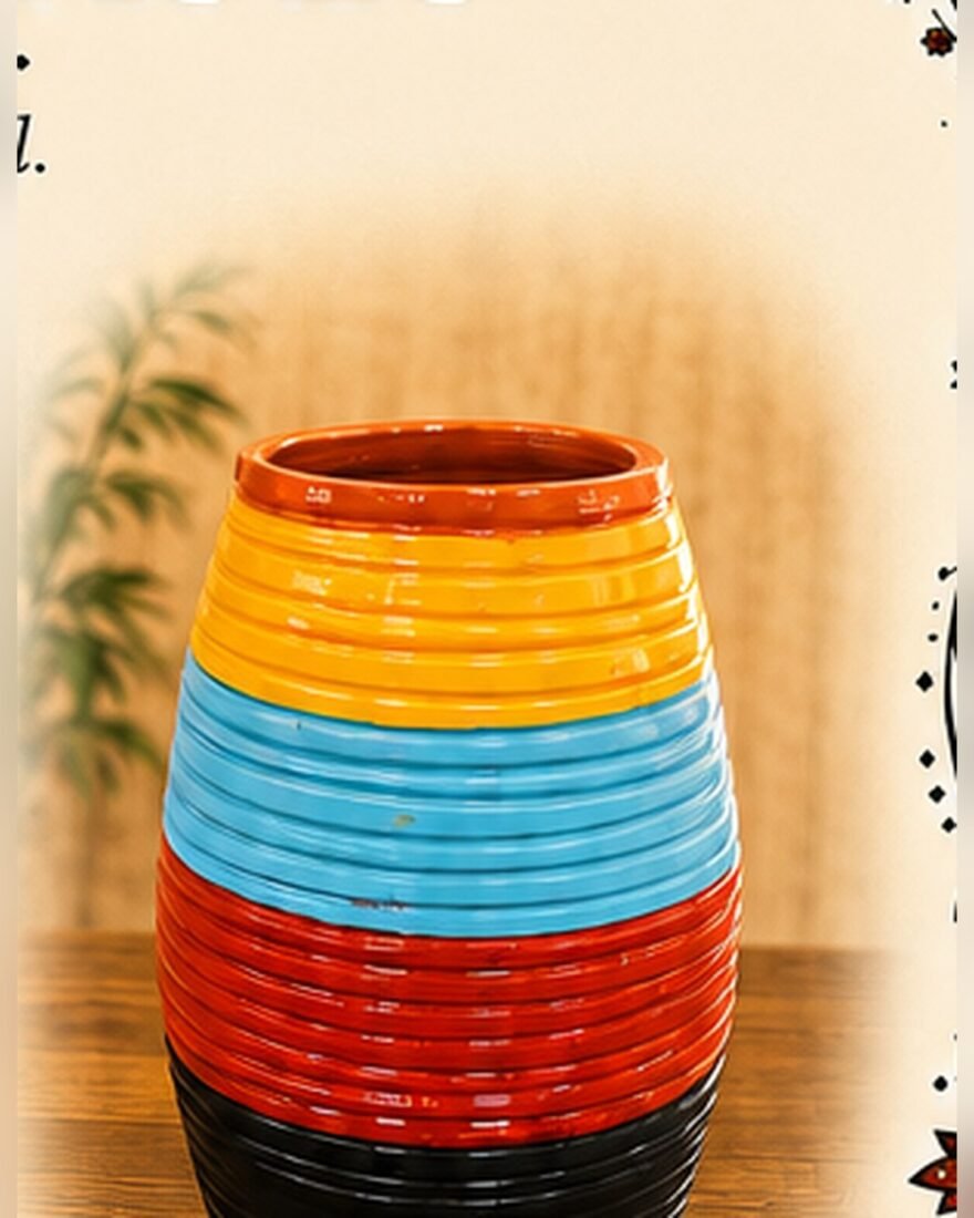 Beehive Vase – Striped – SMT-EH-488