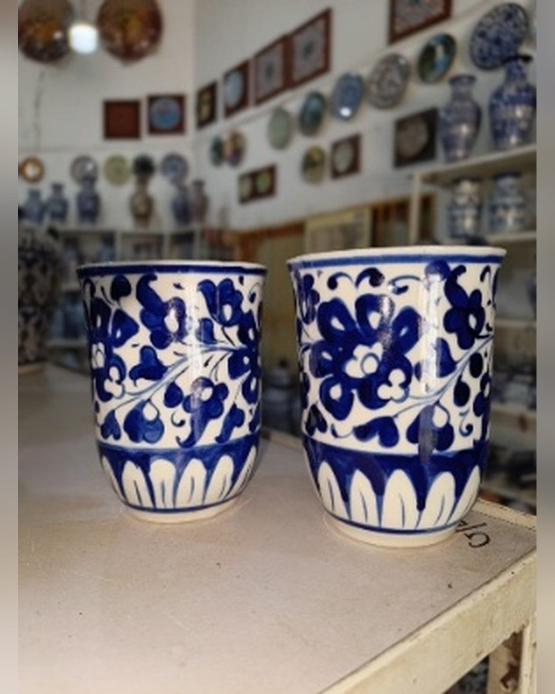 Blue Pottery Glass – SMT-EH-462