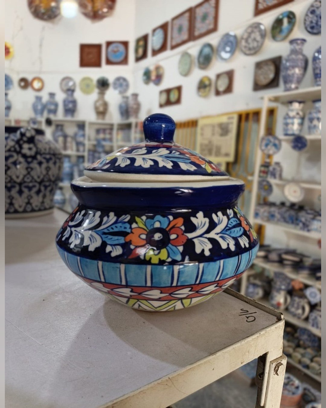 Blue Pottery Handi – SMT-EH-458