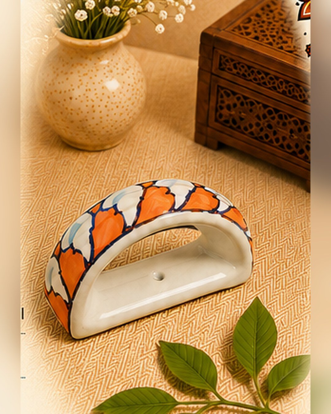 Blue Pottery Paper Weight – SMT-EH-451