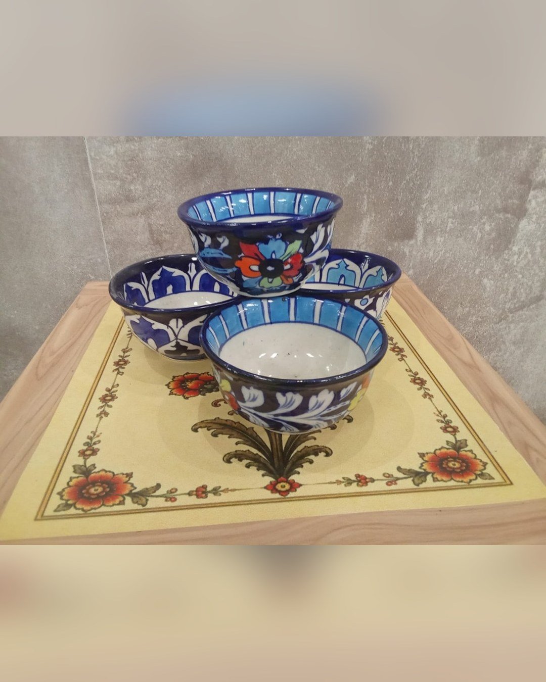 Blue Pottery Small Bowl – SMT-EH-453