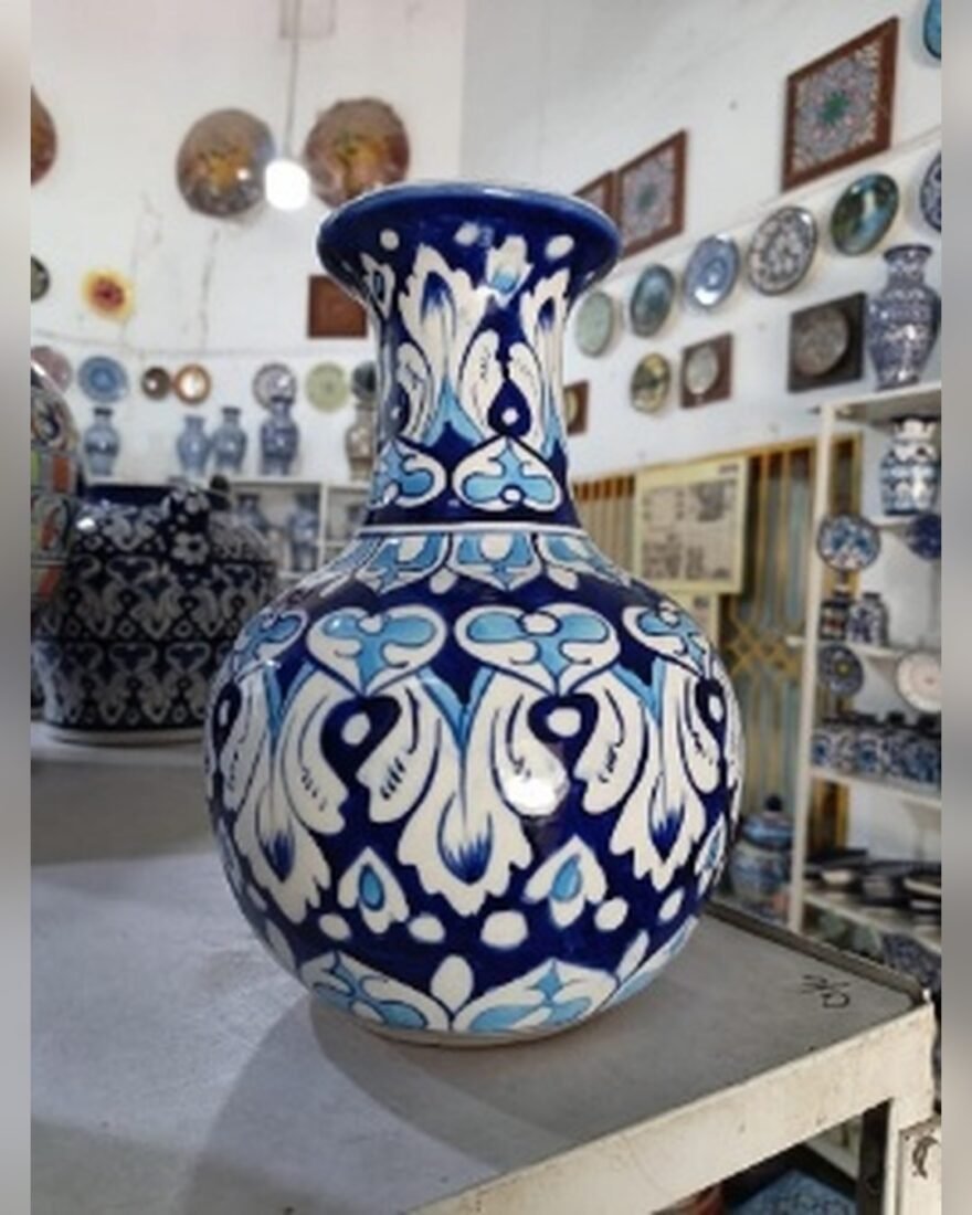 Blue Pottery Surahi Vase – SMT-EH-464