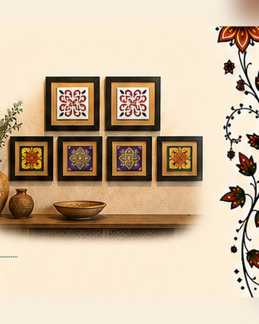 Framed Wall Hanging Panel – Square – SMT-EH-497