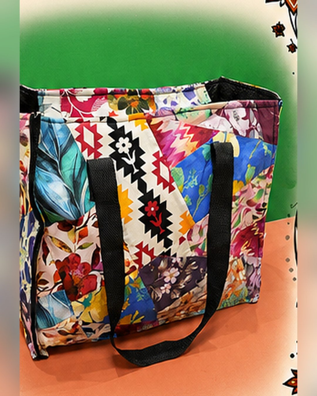 Patchwork Tote Bag – SMT-EH-479