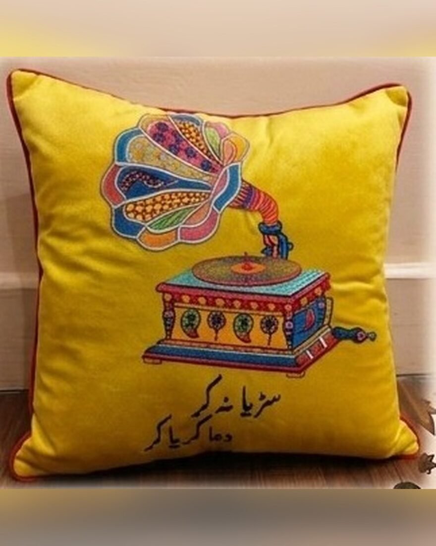 Truck Art Cushion – Gramophone – SMT-0436