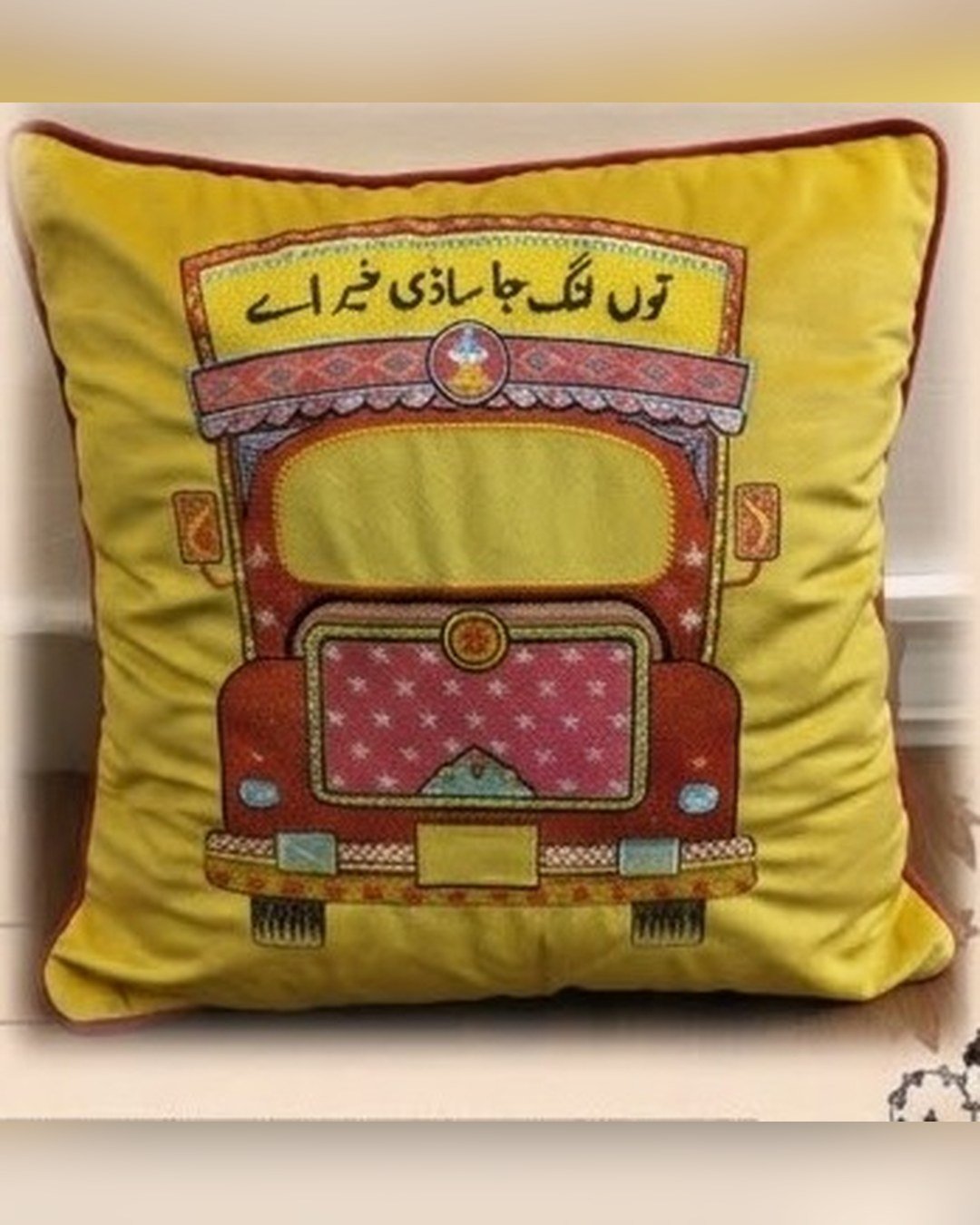 Truck Art Cushion – Truck Front – SMT-0437