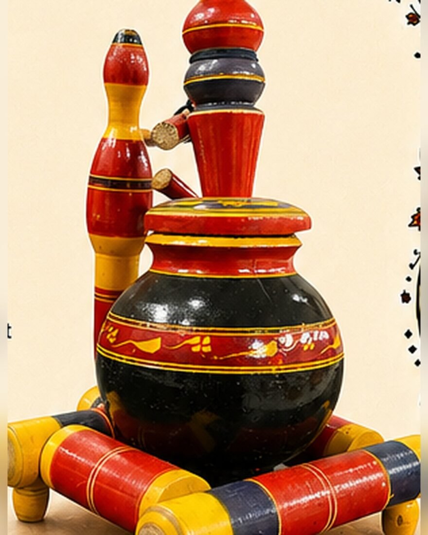 Wooden Decorative Pot – SMT-EH-484