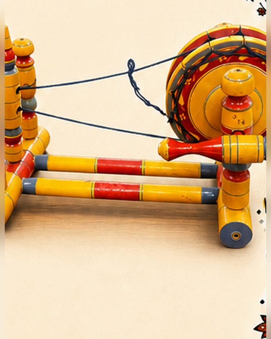 Wooden Miniature Charkha – SMT-EH-485