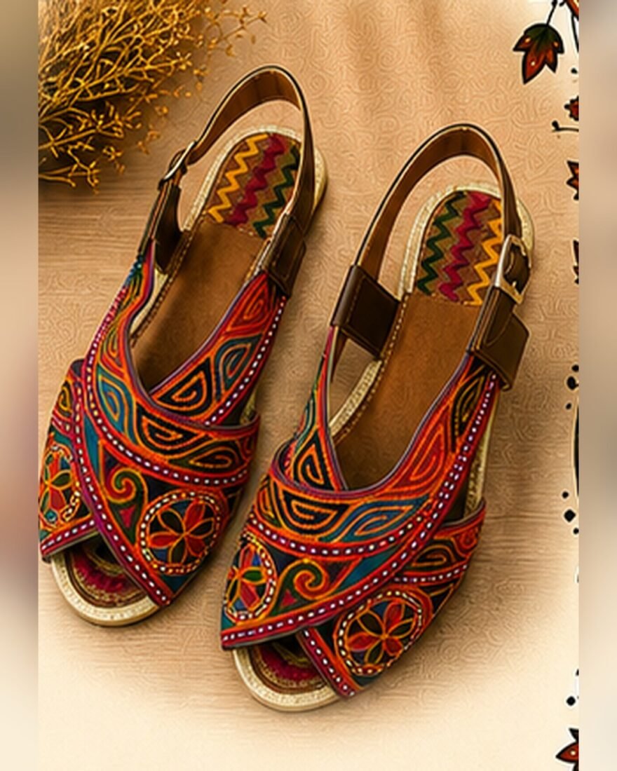 Zari Sandal (Multi Colour) – SMT-EH-428